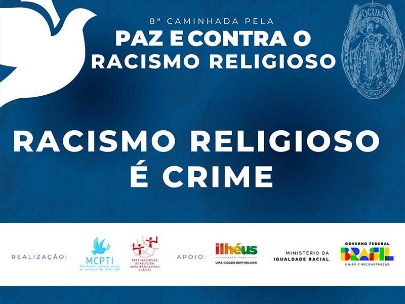 Ilhéus recebe 8ª Caminhada pela Paz e Contra o Racismo Religioso nesta semana