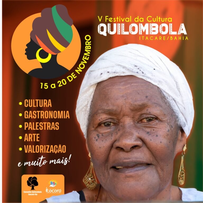 V Festival de Cultura Quilombola de Itacaré promete celebrar ancestralidade e resistência